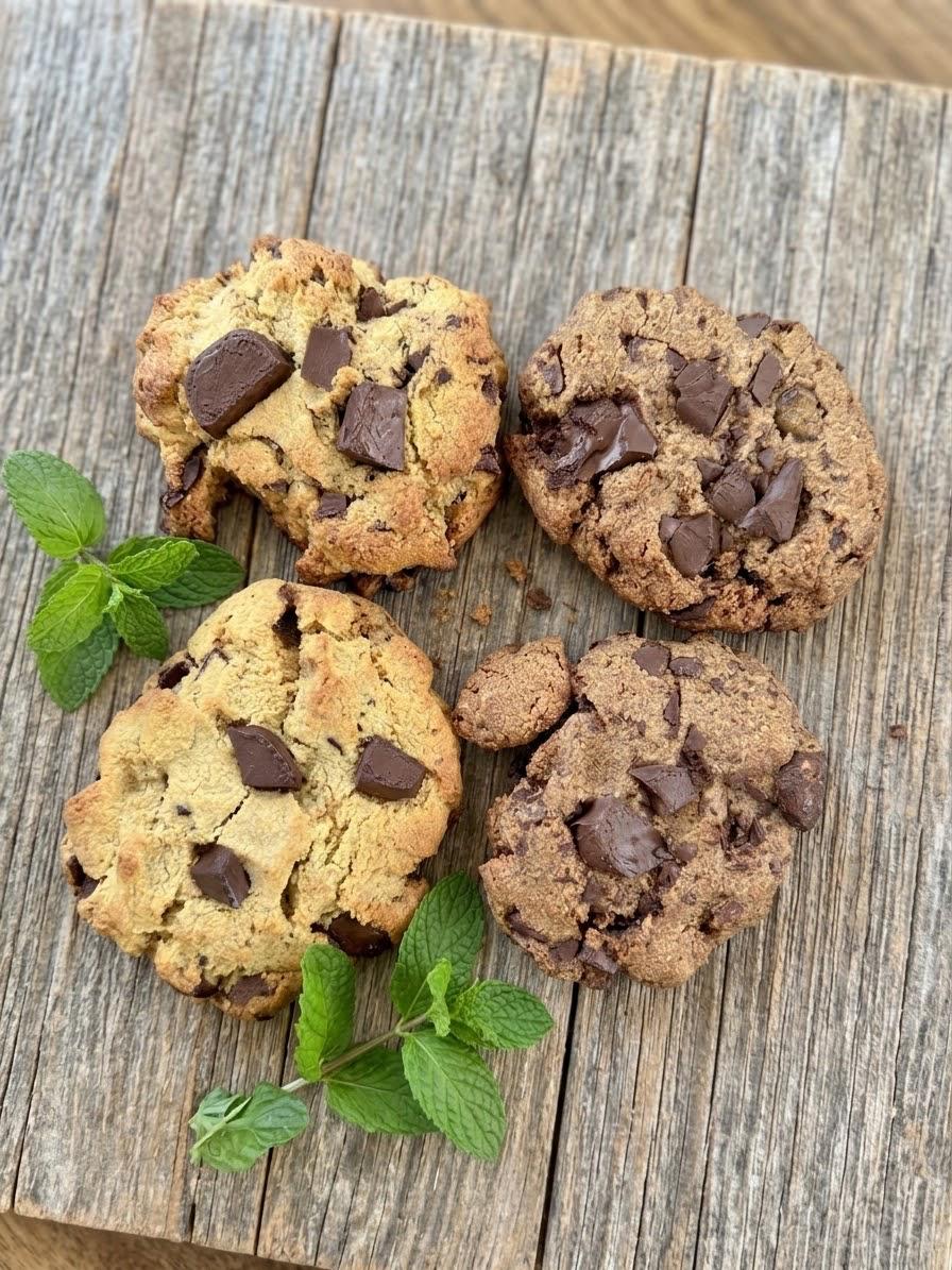 NY Style Cookies de Almendras y Chocolate